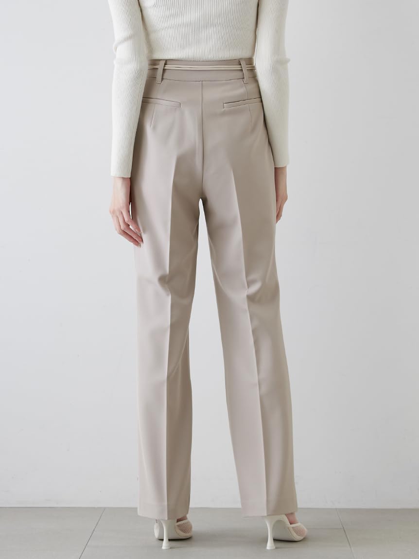 Amazon | [スナイデル] ベルト付きセミフレアパンツ SWFP251184